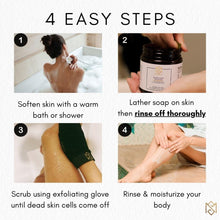 Moroccan Exfoliating Bath Glove (Kessa Mitt) – Dead Skin & Pore Cleansing