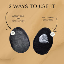 MS Premium Exfoliating Facial Mitt - Dry Skin Remover for Face, Deep Exfoliating Scrubber, Instantly Removes Dry Skin, Gently Improves Complexion, Shower Mitt for Gentle Face Exfoliation, 1pc - Black
